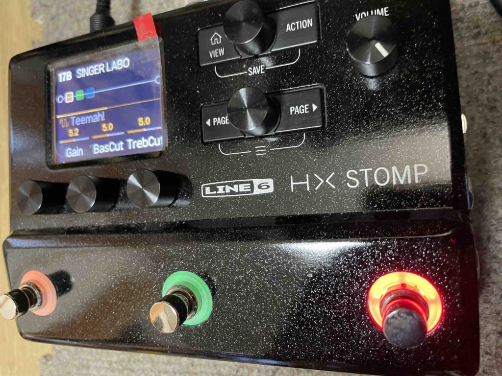 HX STOMPフットスイッチの基本操作の方法【BOSS FS-5Uで外部フット 